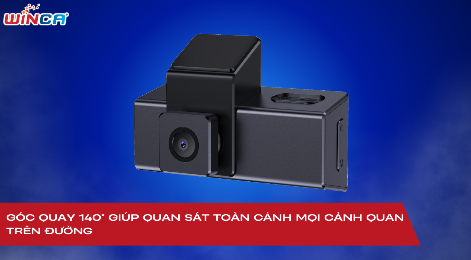 Góc quay 140° giúp quan sát toàn cảnh mọi cảnh quan trên đường