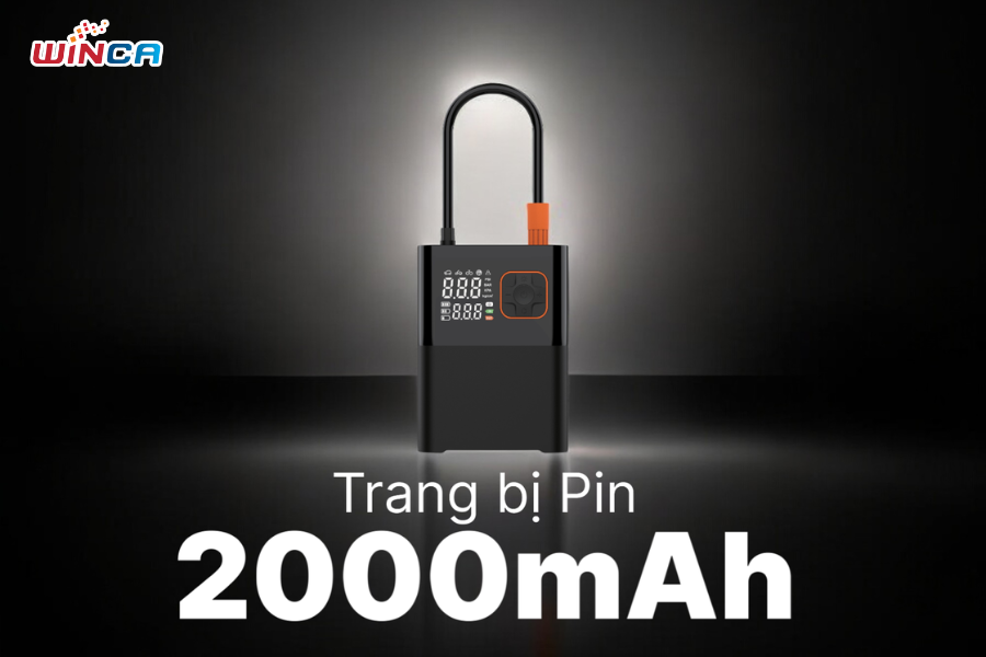 Máy bơm lốp T1000 nhỏ gọn, hiện đại, tiện lợi mang theo mọi hành trình.