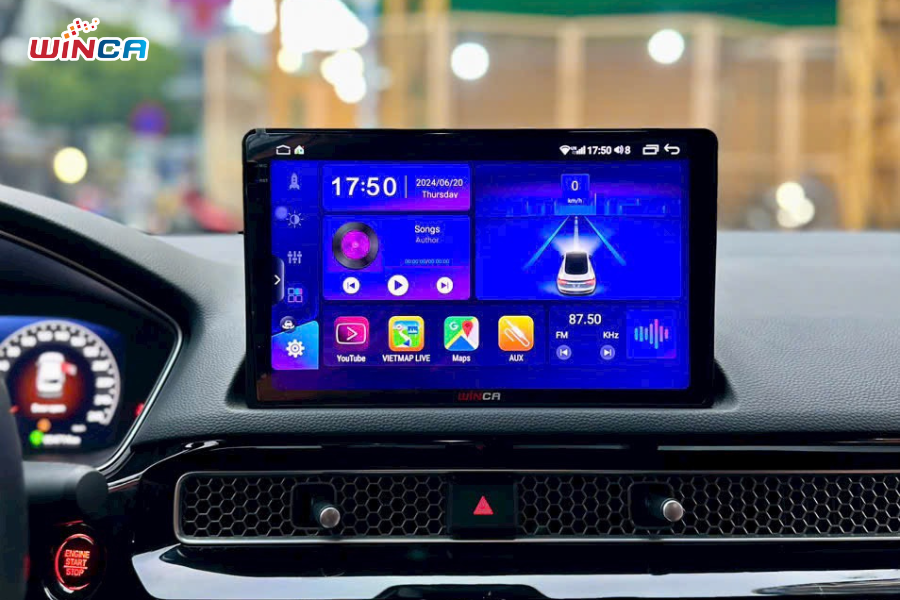 Màn hình Android Winca nhiều tính năng tiện ích