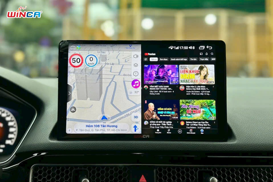 Màn hình android tích hợp đa dạng tính năng tiện ích thông minh