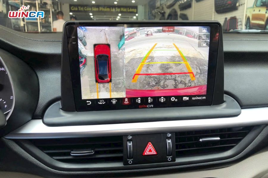 Màn hình Android Winca trên xe Kia Cerato