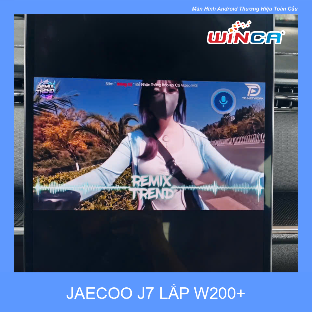 JAECOO J7 lắp AndroidBox Winca W200+