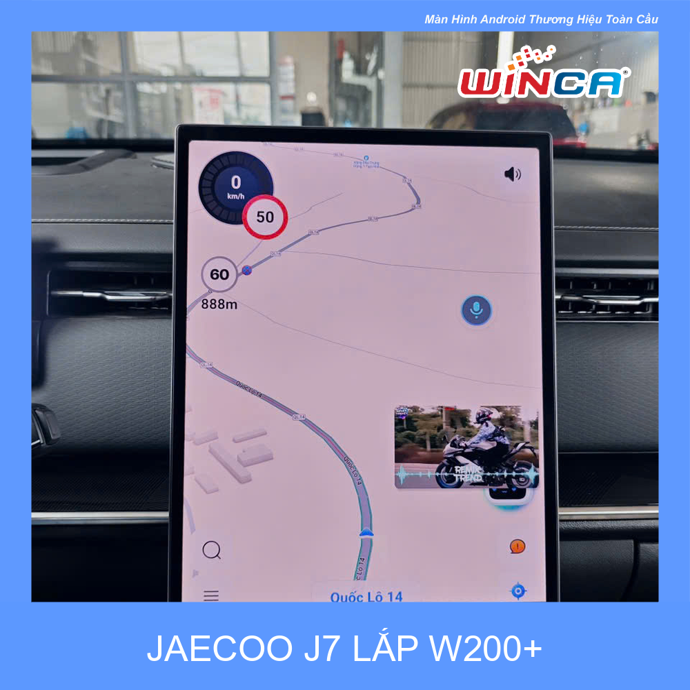 JAECOO J7 lắp AndroidBox Winca W200+