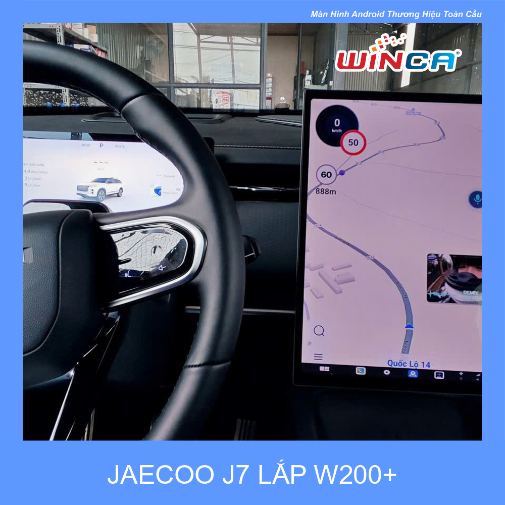 JAECOO J7 lắp AndroidBox Winca W200+