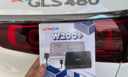 ANDROID BOX W200+ TRÊN Ô TÔ MERCEDES GLS 480