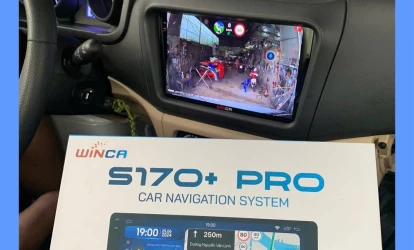 Thaco TF220 lắp màn Winca S170+ PRO