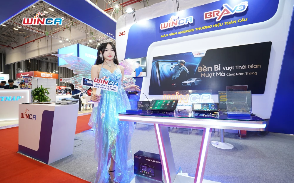 Trải nghiệm “MÀN HÌNH ANDROID THẾ HỆ MỚI” của Winca tại Vietnam MotorShow 2024