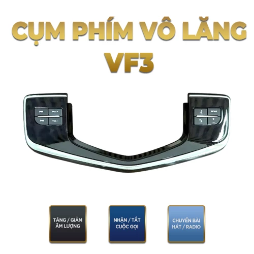 Cụm ph&iacute;m v&ocirc; lăng VF3 l&agrave; phụ kiện thiết yếu gi&uacute;p n&acirc;ng cao trải nghiệm l&aacute;i xe an to&agrave;n v&agrave;...