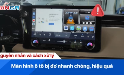 Nguyên nhân và cách xử lý màn hình ô tô bị đơ nhanh chóng, hiệu quả