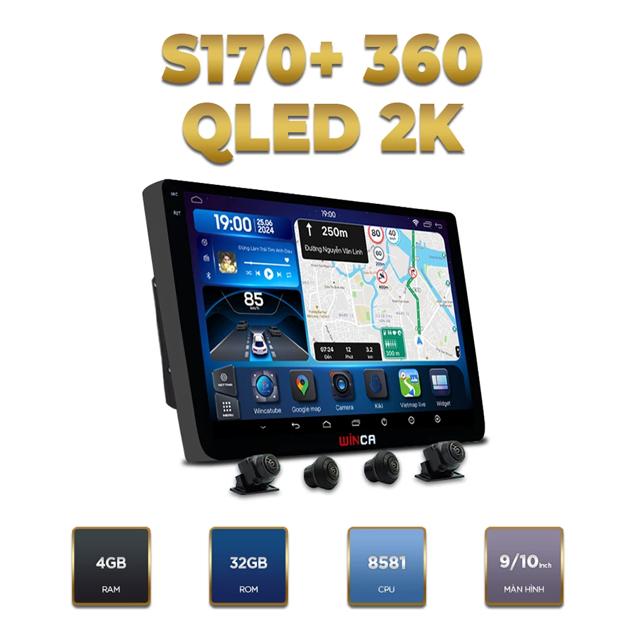 Màn Hình Android S170+ PRO QLED 2K