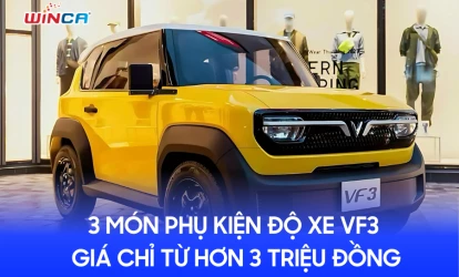 3 món phụ kiện độ xe VF3 giá chỉ từ hơn 3 triệu đồng