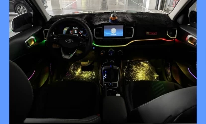 LED NỘI THẤT K4 PRO TRÊN HYUNDAI VENUE