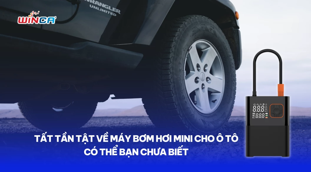 Máy bơm hơi mini là gì? Tất tần tật về máy bơm hơi mini cho ô tô có thể bạn chưa biết