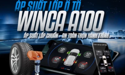 AN TOÀN TRÊN MỌI CHẶNG ĐƯỜNG CÙNG ÁP SUẤT LỐP WINCA A100