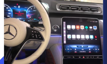 ANDROID BOX W200+ PRO TRÊN XE MERCEDES S450