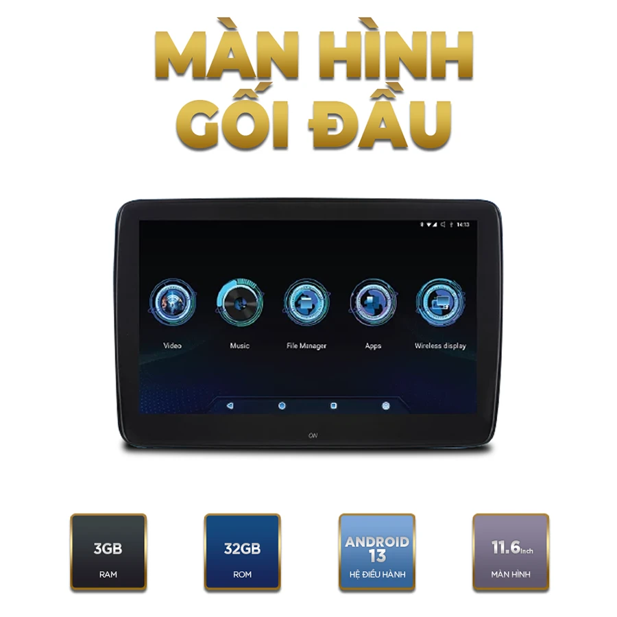 Màn Hình Gối Đầu Android 13