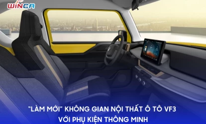 "Làm mới" không gian nội thất ô tô VF3 với phụ kiện thông minh