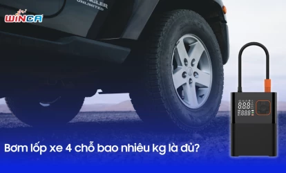 [Giải đáp] Bơm lốp xe 4 chỗ bao nhiêu kg là đủ? 3 lưu ý cần biết khi bơm lốp xe 4 chỗ