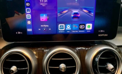 ANDROID BOX W200+ TRÊN XE MERCEDES GLC200