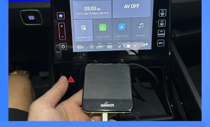ANDROID BOX W200+ NEW TRÊN XE HYUNDAI CUSTIN