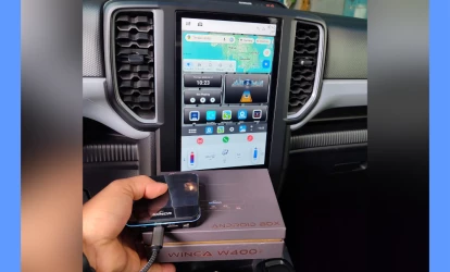 ANDROID BOX W400+ TRÊN FORD RANGER TESLA