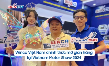 Winca Việt Nam chính thức mở gian hàng tại Vietnam Motor Show 2024