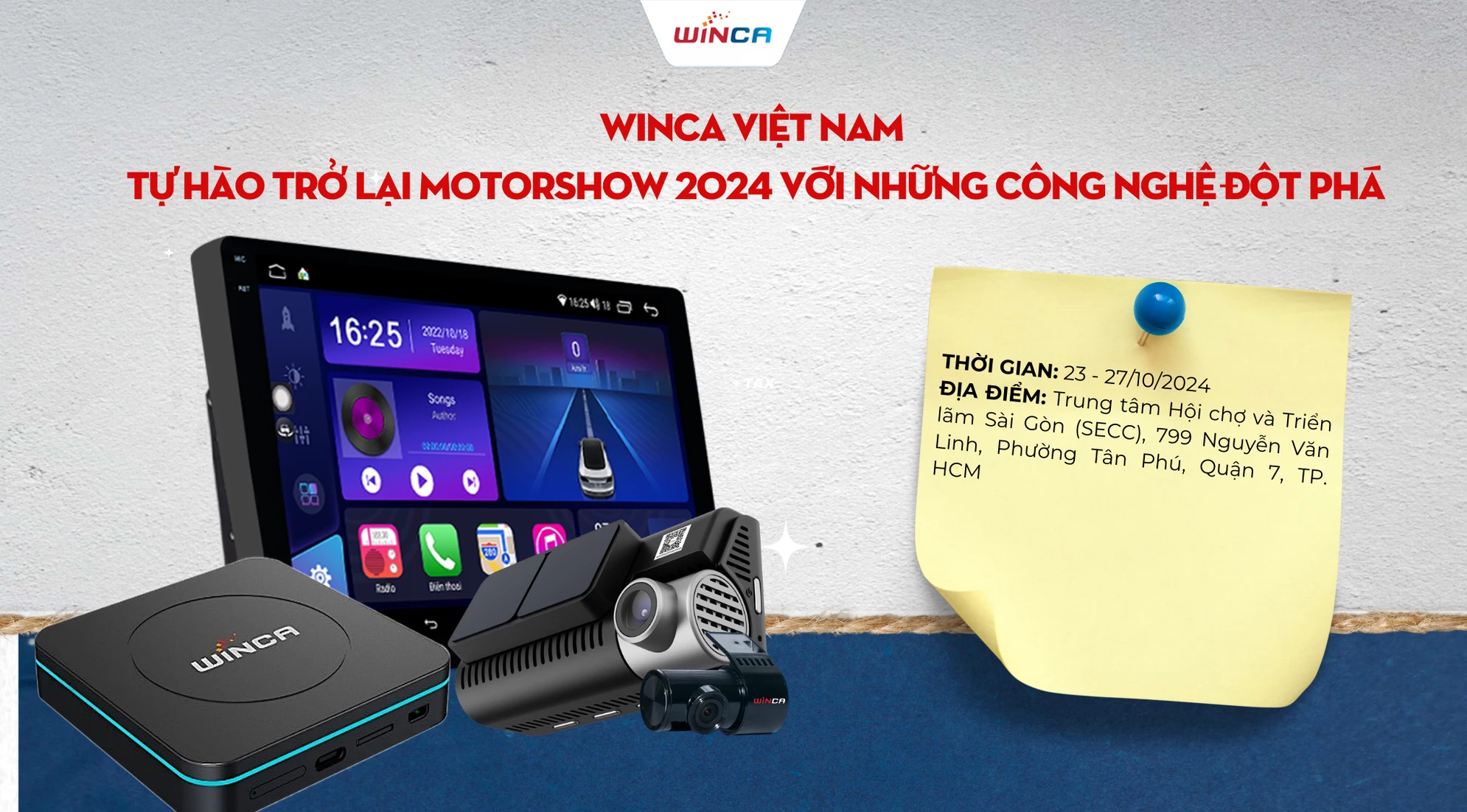 Winca Việt Nam tự hào trở lại Motorshow 2024 với những công nghệ đột phá