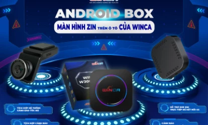 Giới thiệu Android box của Winca tích hợp trên màn hình zin của ô tô