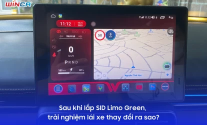 Sau khi lắp SID Limo Green, trải nghiệm lái xe thay đổi ra sao?