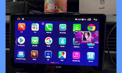 Ford Transit lắp màn 9 Inch