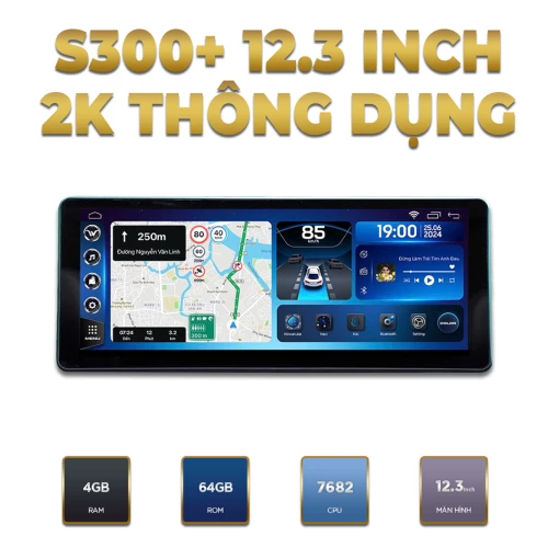 M&agrave;n H&igrave;nh 12.3 Inch 2K d&ugrave;ng chung l&agrave; d&ograve;ng sản phẩm c&oacute; thể gắn cho nhiều d&ograve;ng xe, ph&ugrave; hợp...