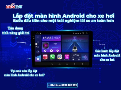 Lắp Đặt Màn Hình Android Cho Xe Hơi - Bước Đầu Tiên Cho Một Trải Nghiệm Lái Xe An Toàn Hơn