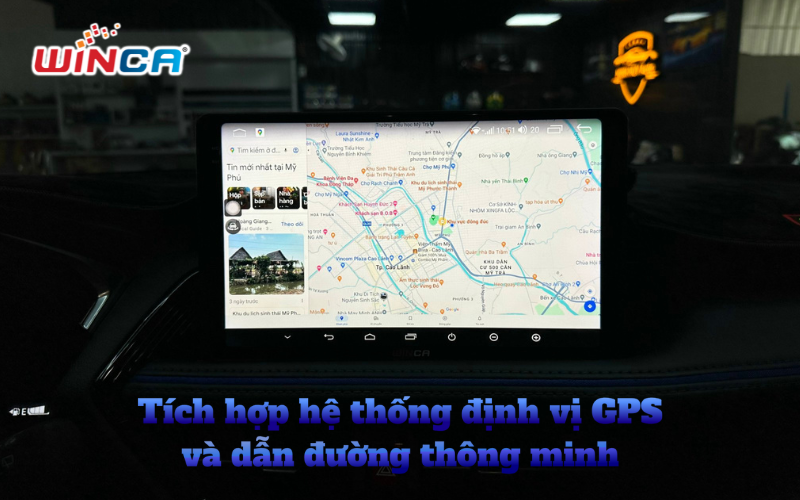 Tích hợp hệ thống định vị GPS và dẫn đường thông minh