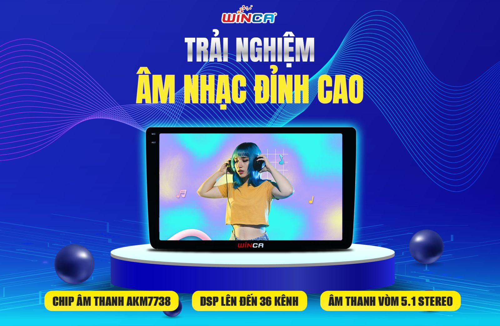 Màn hình Winca S300+ QLED 2K DTS